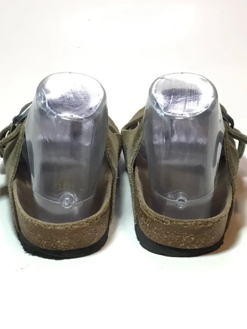 Birkenstock Arizona Suede Leather 4/4.5 EU 35 Tan/Beige (Olive?) Color